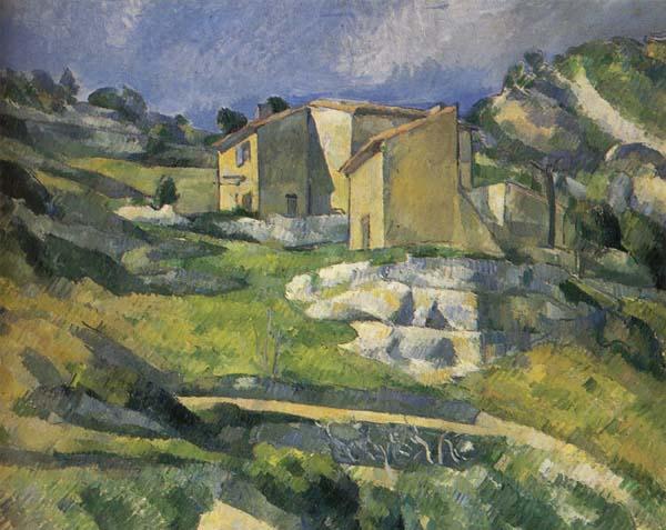 Paul Cezanne Masion en Provence-La vallee de Riaux pres de l'Estaque oil painting image